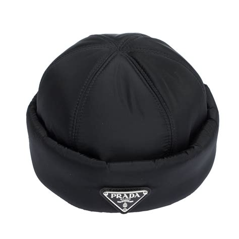 prada padded beanie hat|Prada men's hats.